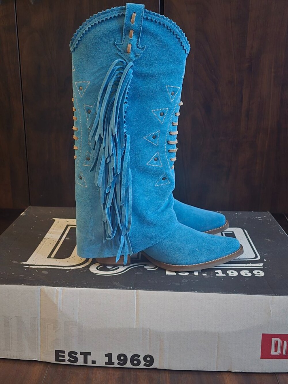 Dingo Women Boots | D1 199 Spirit Trail Blue | Retail Price: $199.95